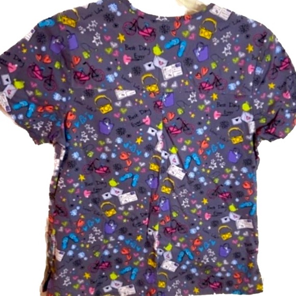 Scrub 2️⃣ Piece Set SCRUBSTAR Top & Drawstring Pants Size Medium 2 Piece Set - Picture 2 of 7